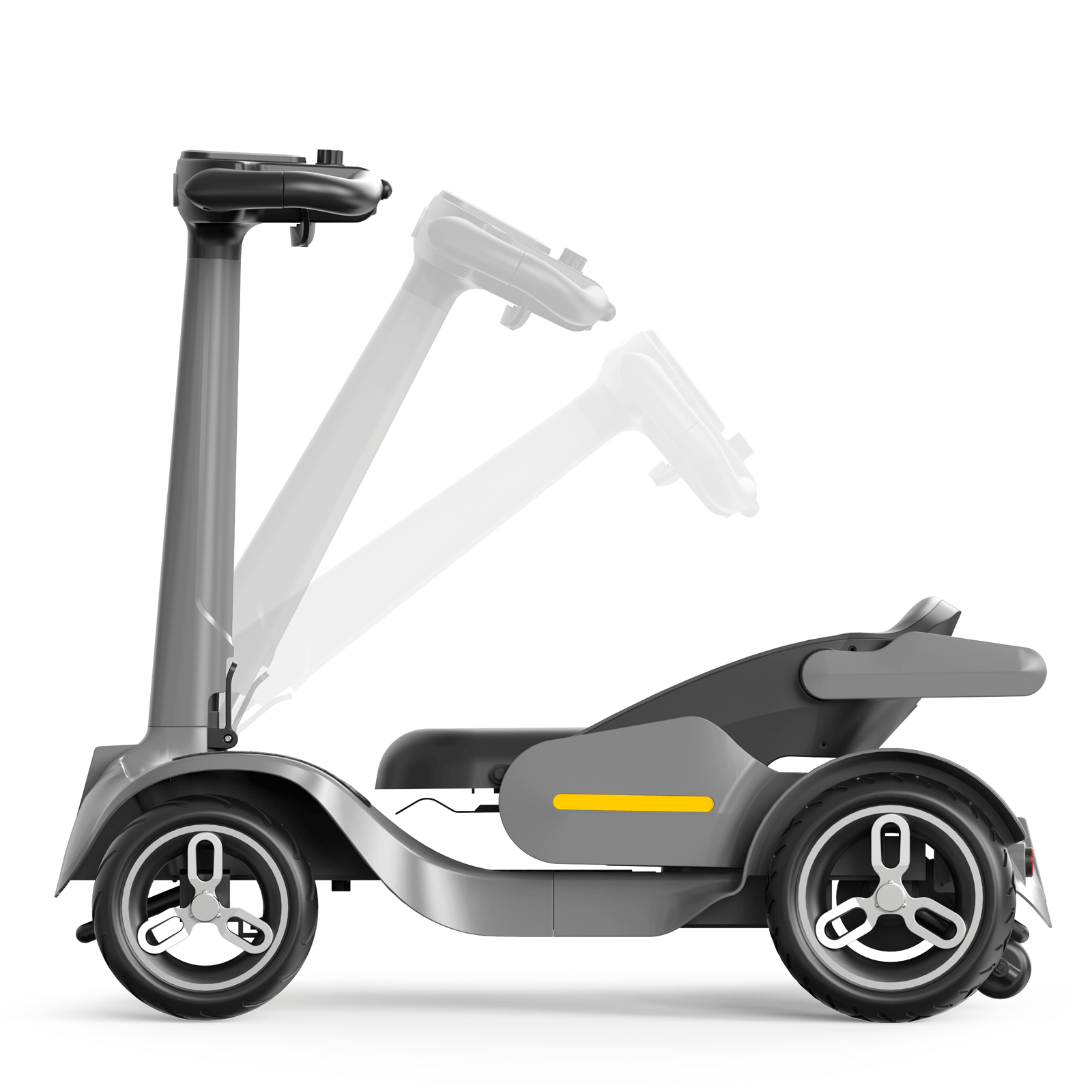 JunLing SPD2 4-Wheeled Mobility Scooters, 34 Miles Range, 756Wh Lithium Battery, 265lbs PayLoad